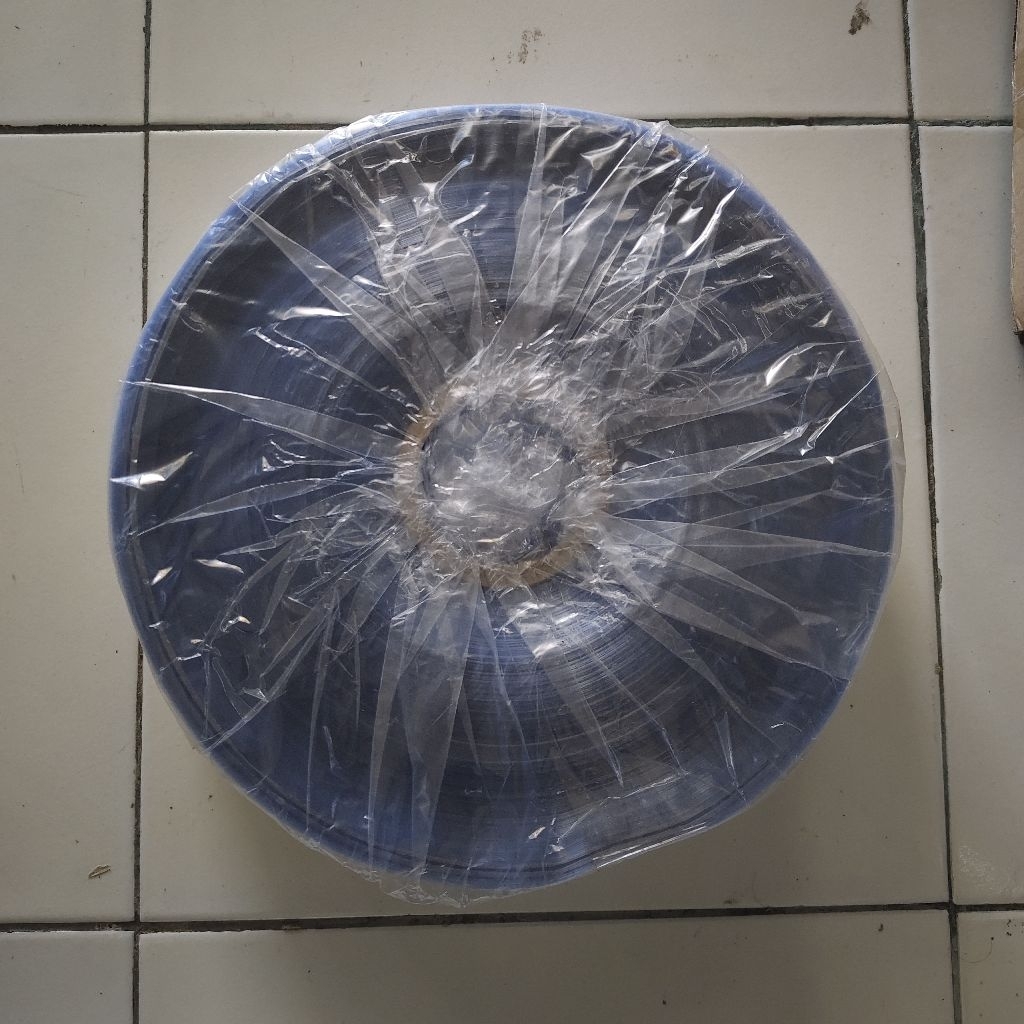plastik shrink lebar 7,7cm roll besar