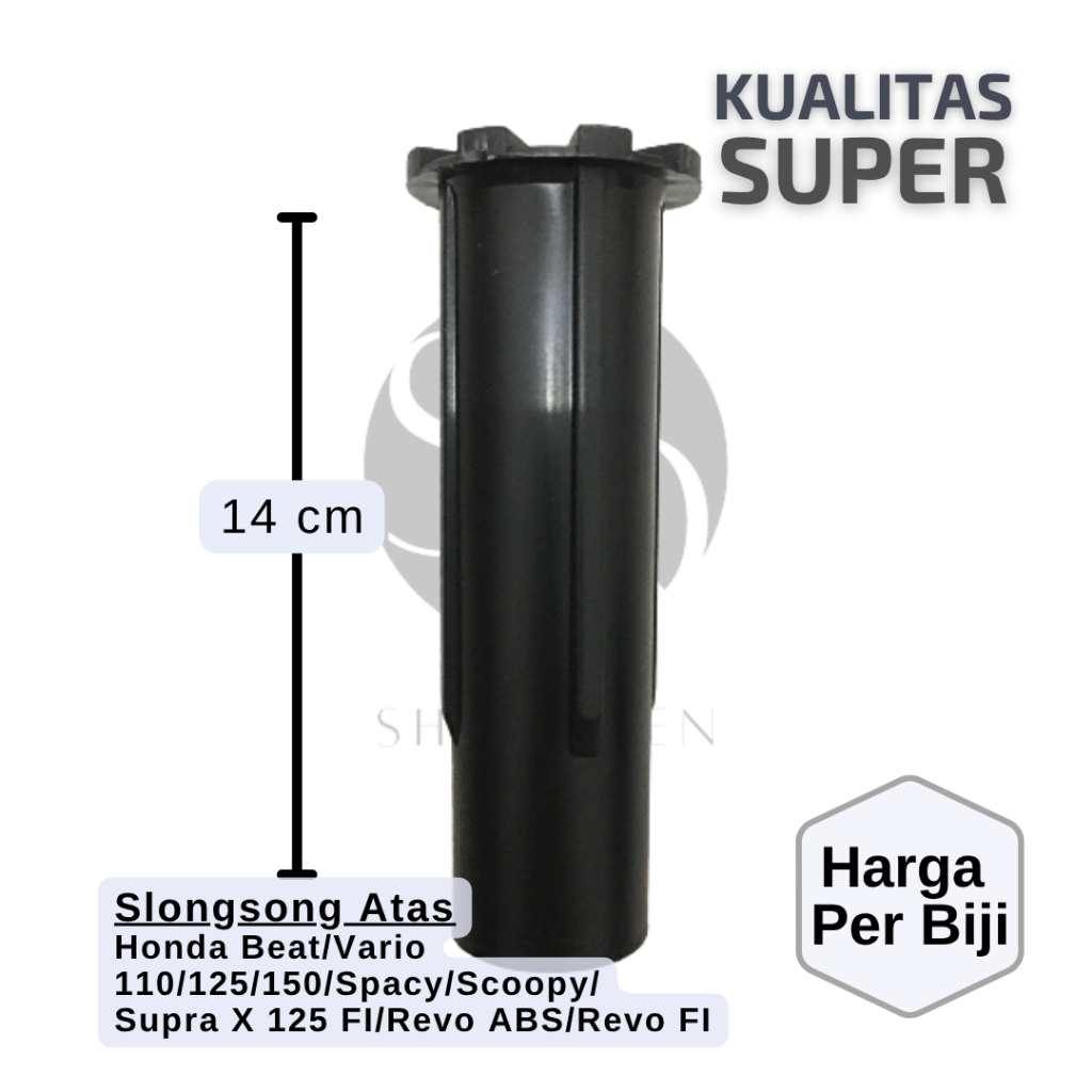 Cover Plastik Slongsong Atas Shock Belakang Honda Beat Vario 110 125 150 Scoopy Genio Supra X 125 FI