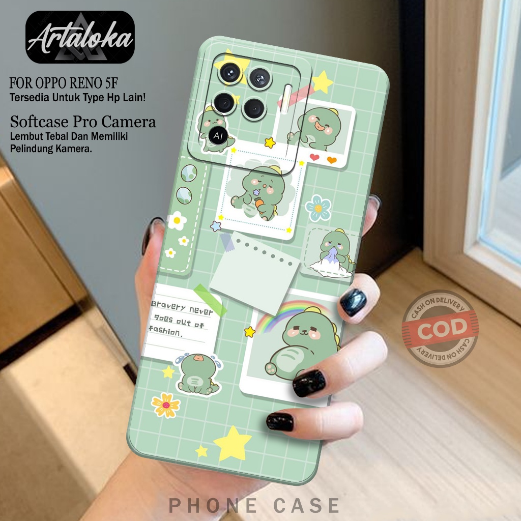 Softcase OPPO RENO 5F Fashion Case Kartun Case Hp OPPO RENO 5F Silikon Pro Camera OPPO RENO 5F Kesin