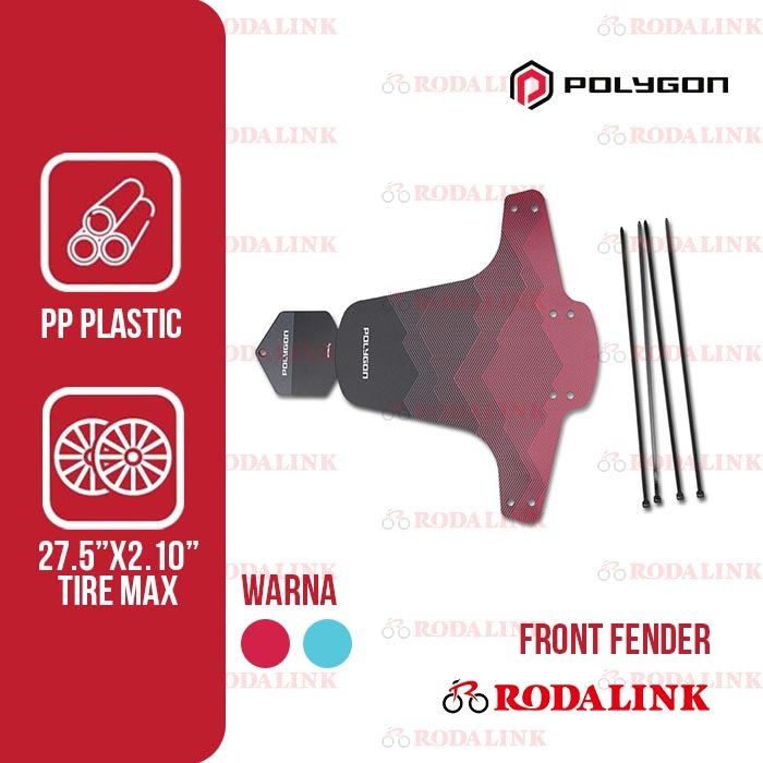 Polygon Fender Fork Depan Sepeda Gen 2 | Fender for MTB/E-Bike with Fork Supension
