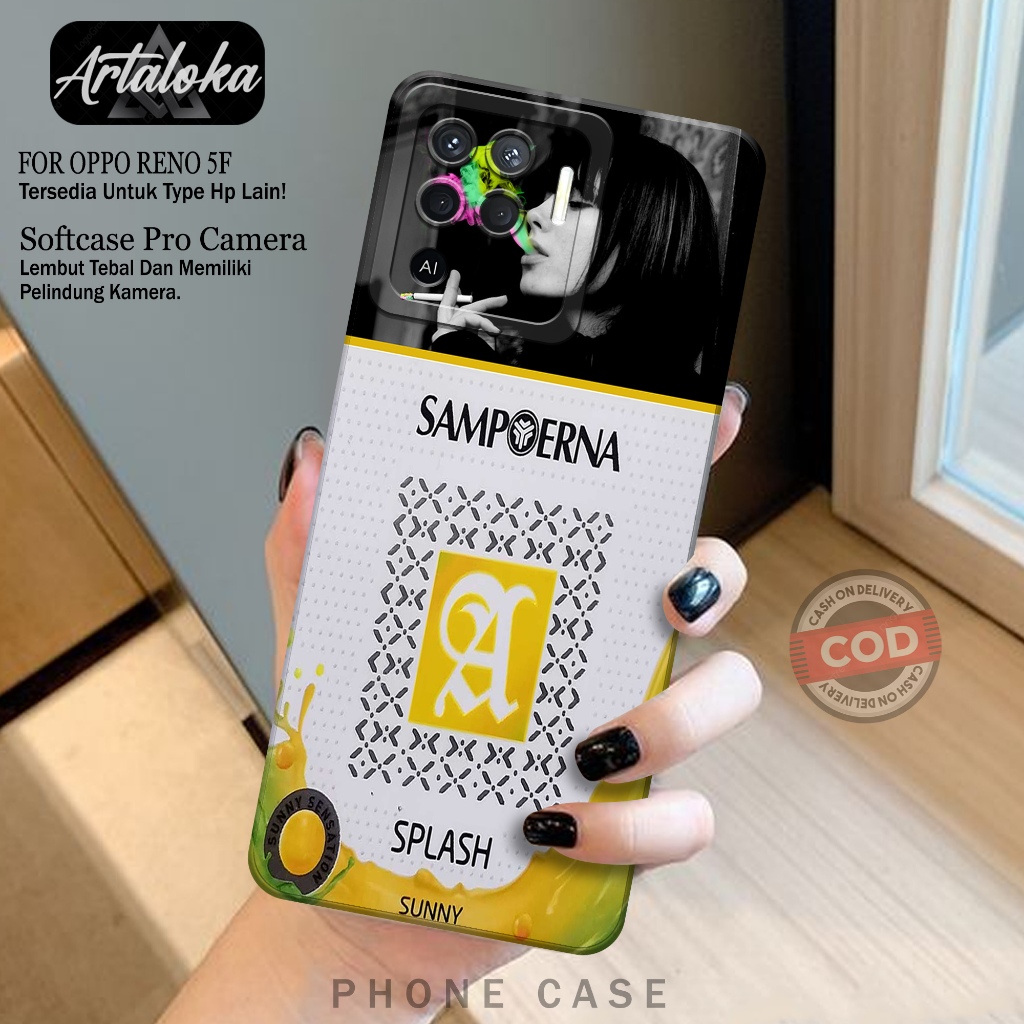 Softcase OPPO RENO 5F Fashion Case RK Case Hp OPPO RENO 5F Silikon Pro Camera OPPO RENO 5F Kesing OP
