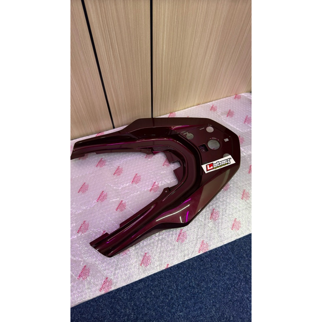 New PCX 160 Roadsync - Honda ORI Cover Grab Rail Behel Begel - RED MERAH BURGUNDY