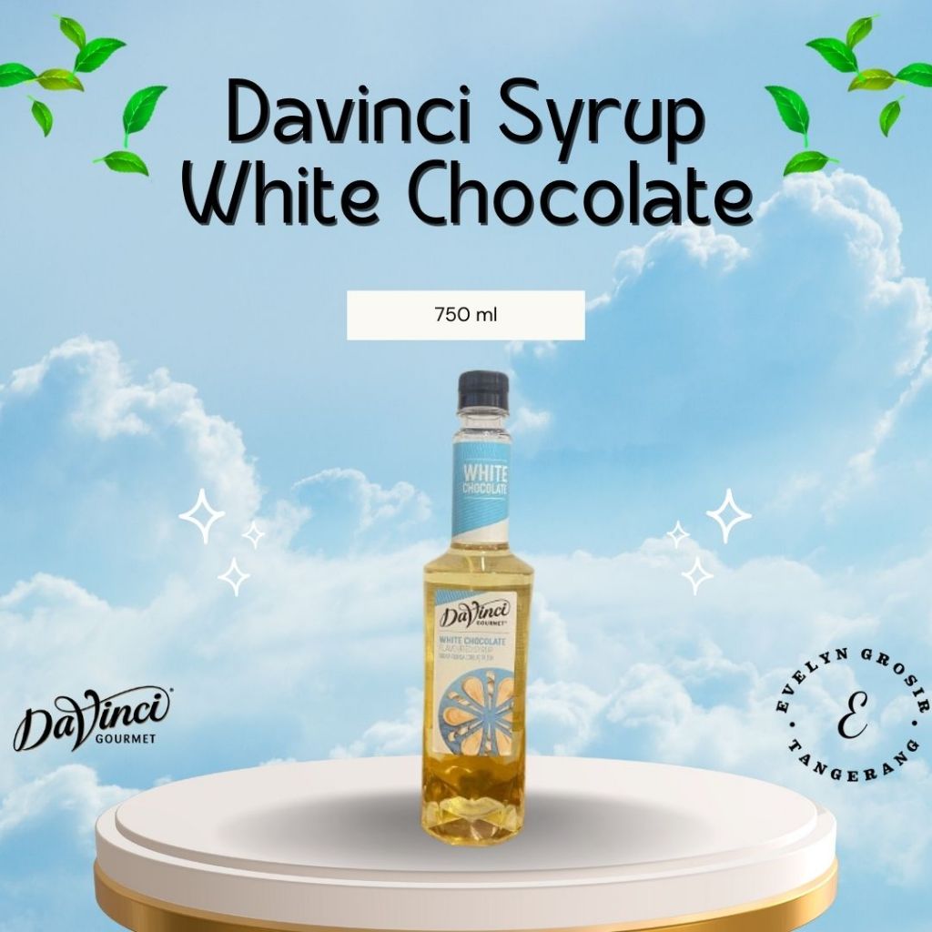

Davinci Syrup White Chocolate 750 ML - Sirup Rasa Cokelat PUTIH
