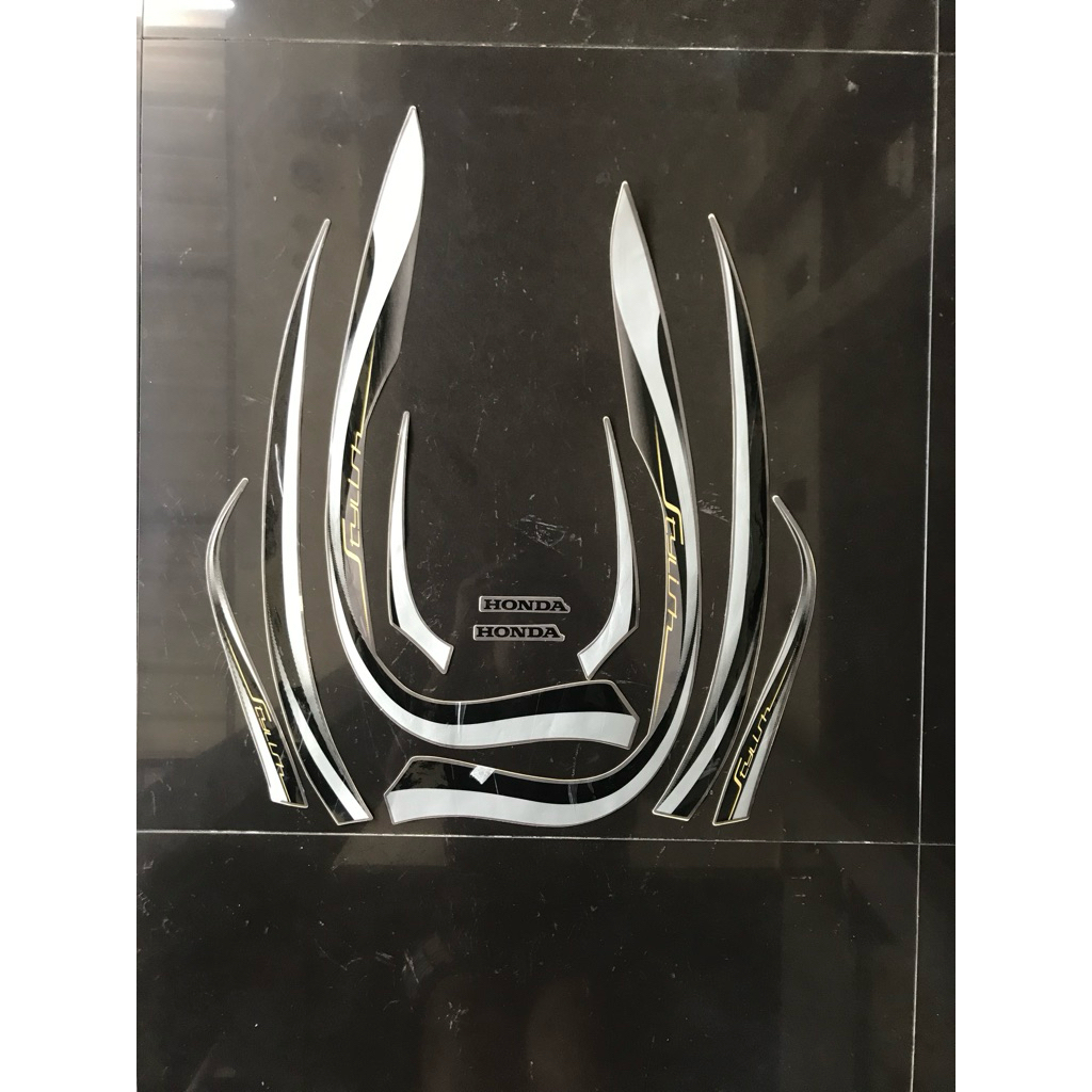 STRIPING STIKER SCOOPY STYLISH 2022 HITAM