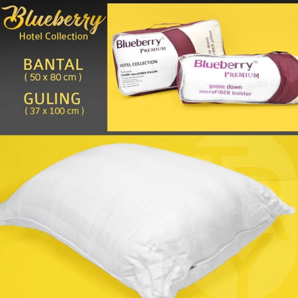 BANTAL HOTEL BLUEBERRY PREMIUM SINTETIS BULU ANGSA