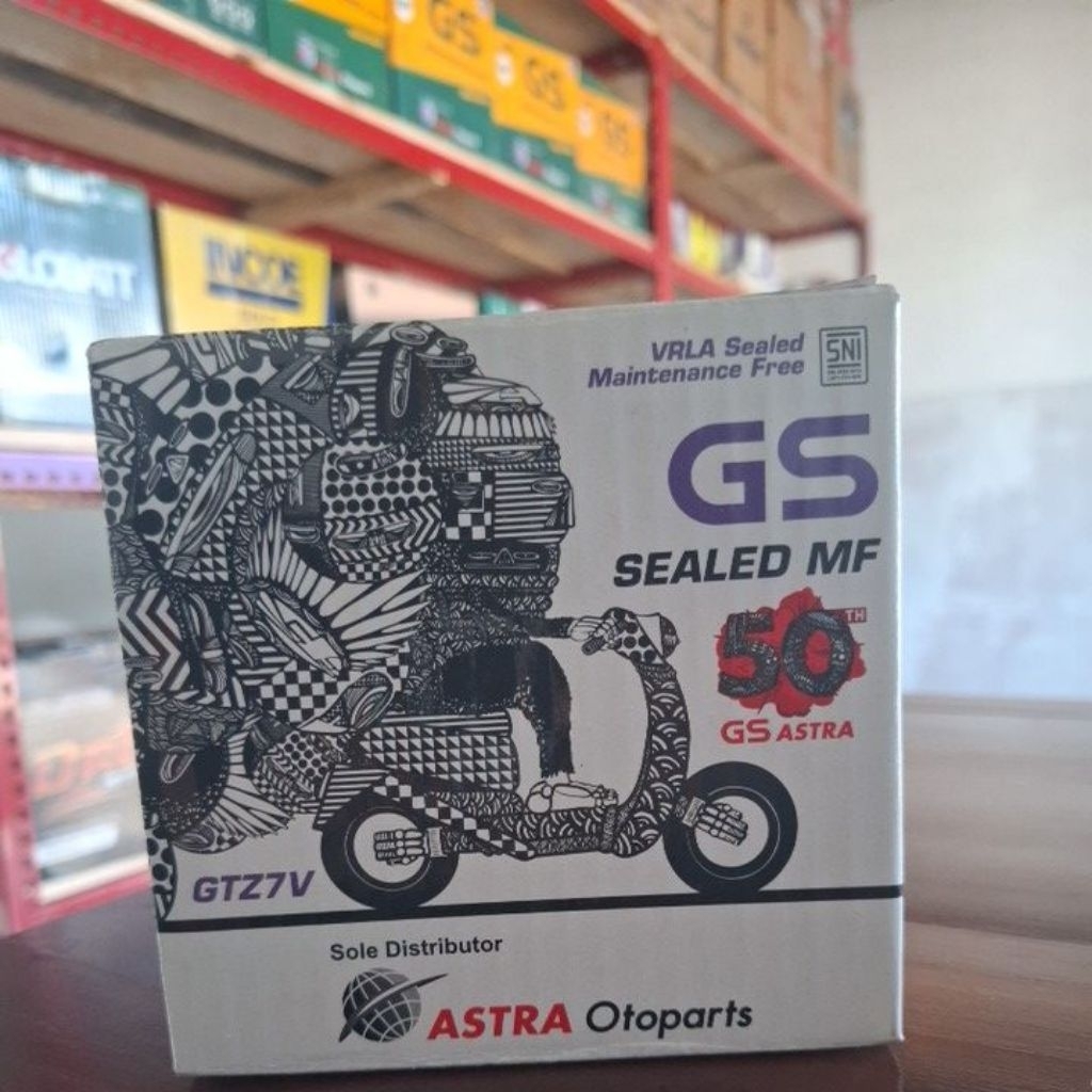 Aki Motor Gs Astra GTZ7V Aki Aerox, Aki Nmax , Aki Vesmet