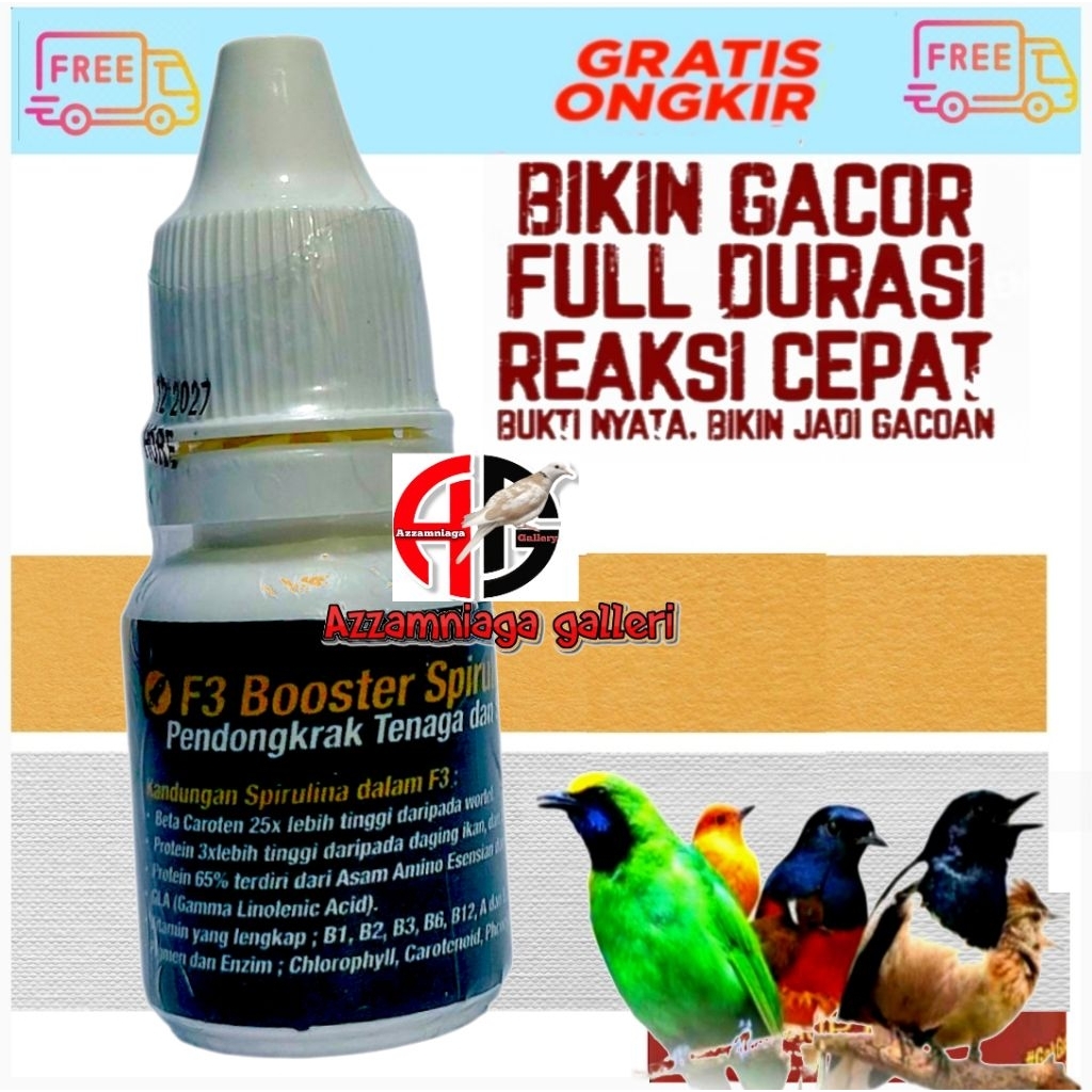 VITAMIN F3 BOOSTER MJP HORE VITAMIN PENGGACOR BURUNG