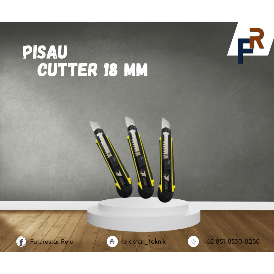 

PISAU CUTTER 18MM IMPORT MURAH / PISAU CUTTER BESAR HIGH QUALITY
