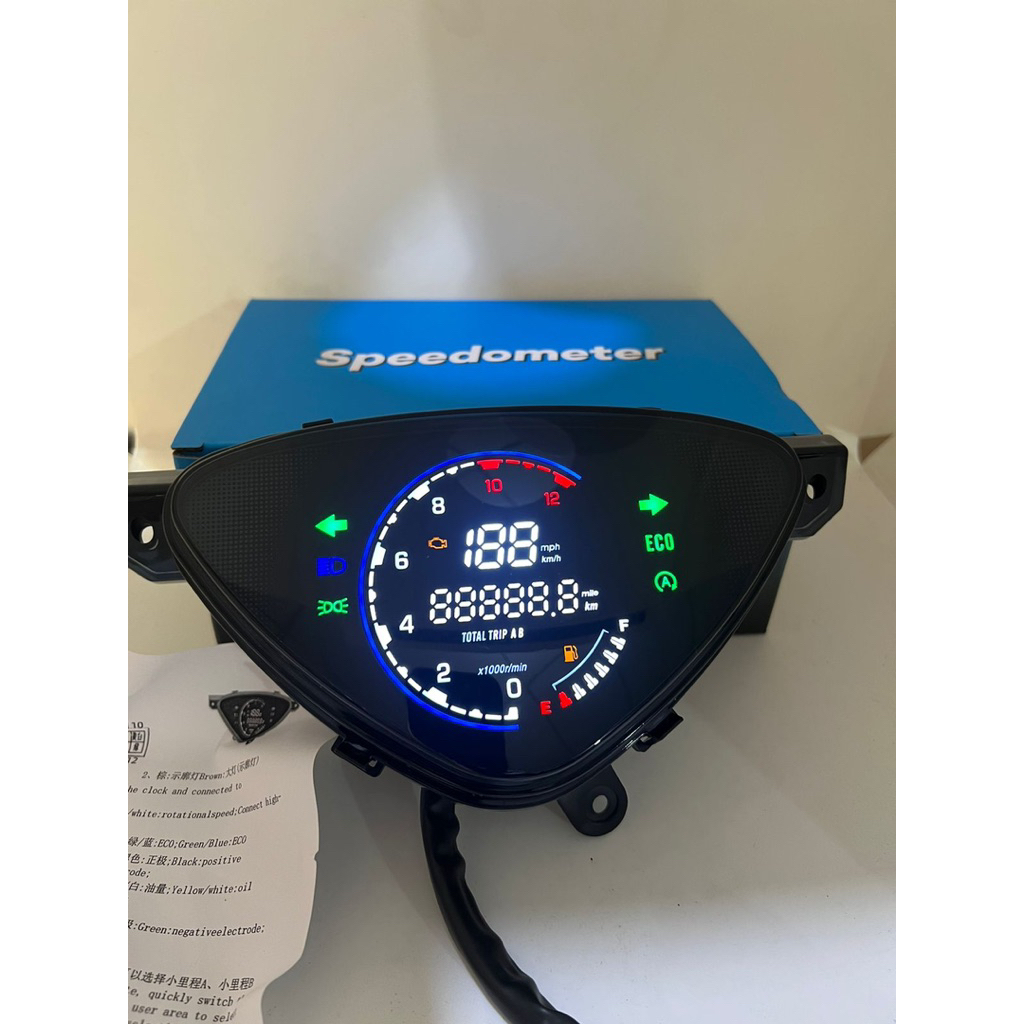 Speedometer Mio Digital Spidometer Mio Sporty / Mio Smile Speedometer Yamaha Odometer Digital LED LC