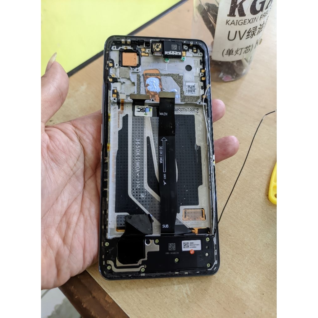 LCD POCO F3 ORI CABUTAN
