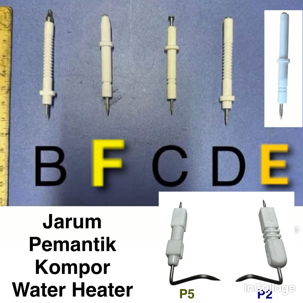 Keramik Pemantik Kompor Gas Tanam dll - Jarum Pemantik water heater Kompor Gas
