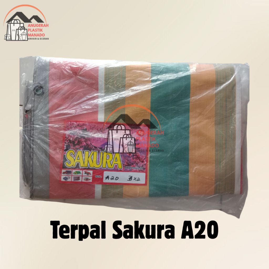 Terpal Sakura Tebal A20 2x3/3x4/4x6