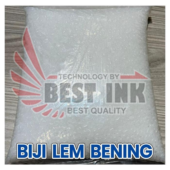 

Biji lem panas bening / lem buku