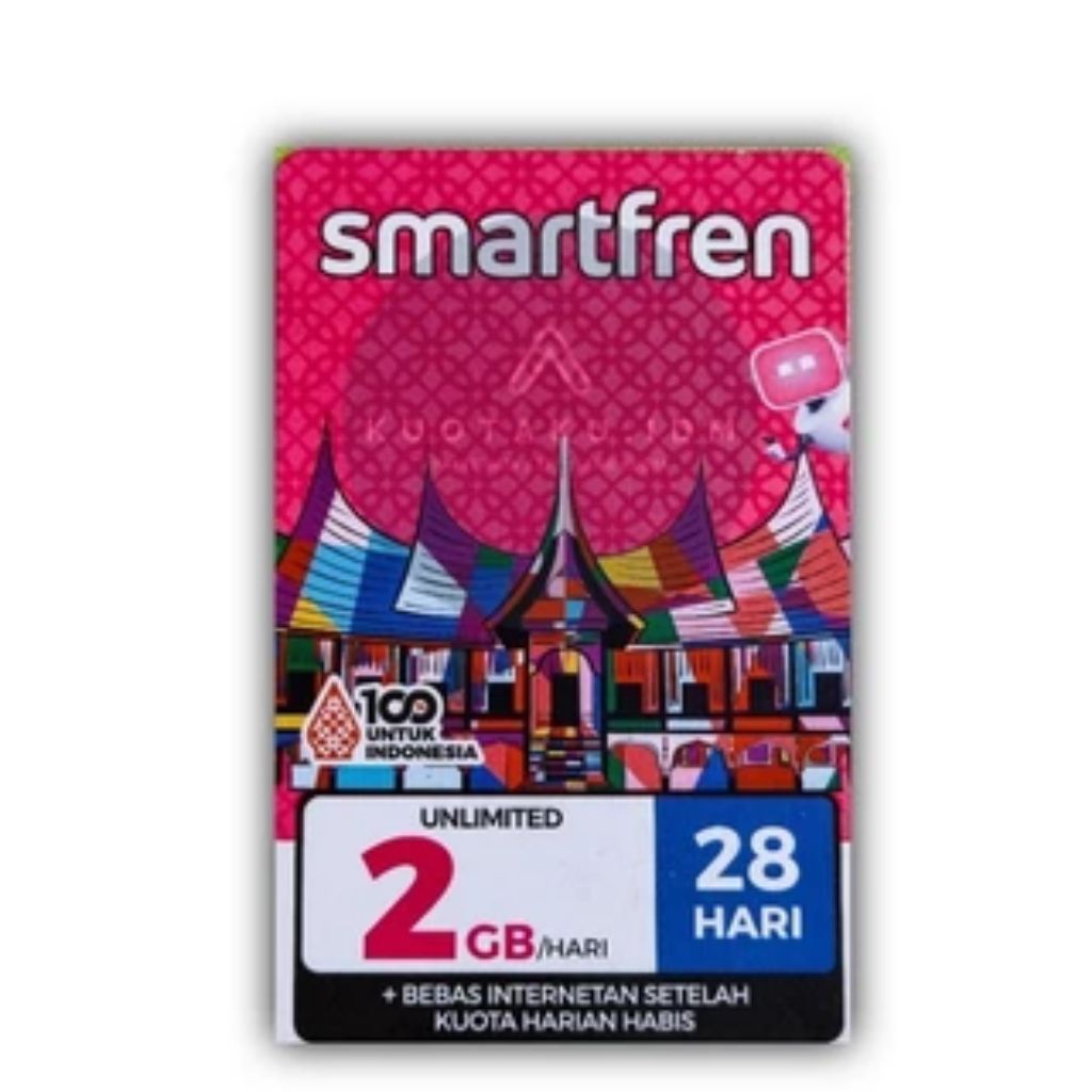 Voucher Smartfren Unlimited 2gb 28hari