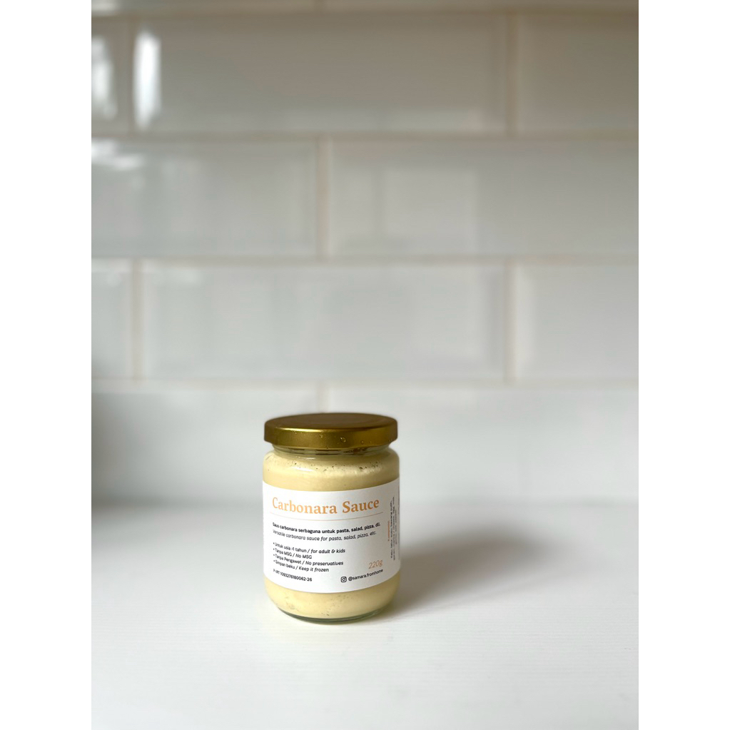 

Samara Carbonara Sauce praktis no MSG