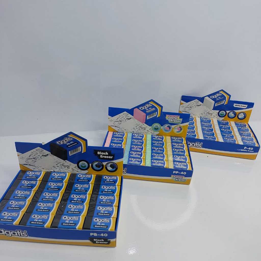 

Penghapus Kecil 1 pack Agatis Bersih Tidak Hitam