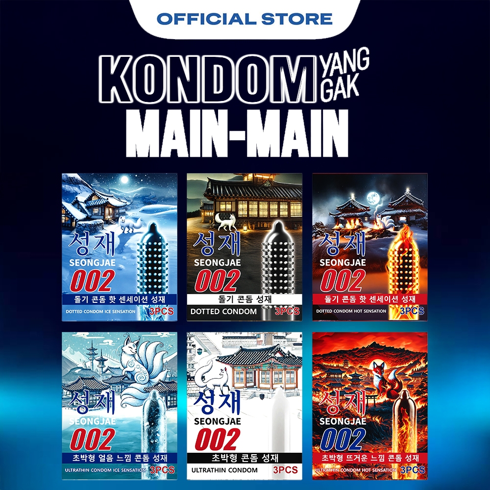 Kondom Seongjae Korea Bergerigi Ice dan Hot - Privasi Aman