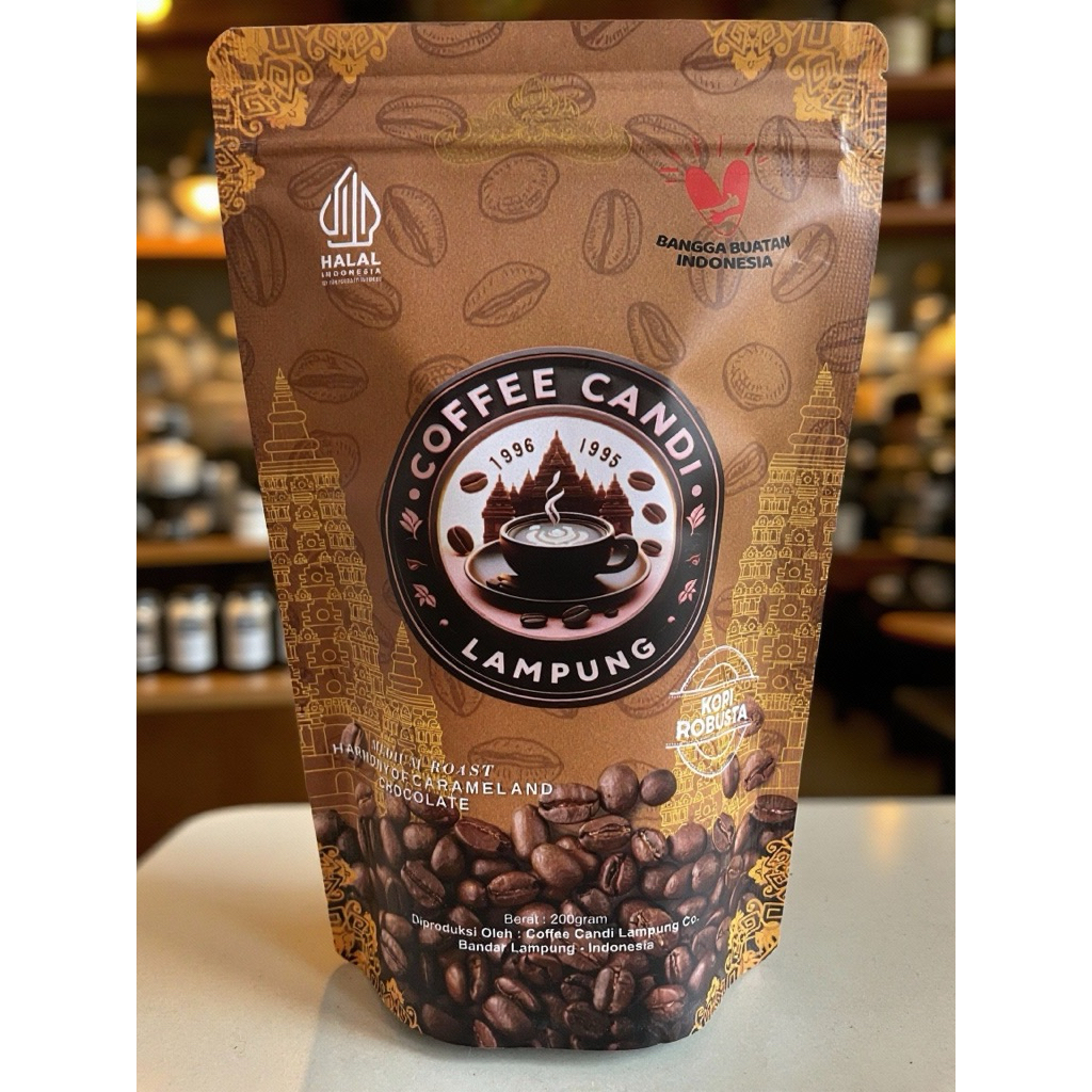 

COFFEECANDILAMPUNG100%KOPIBUBUKMURNI200GRAM