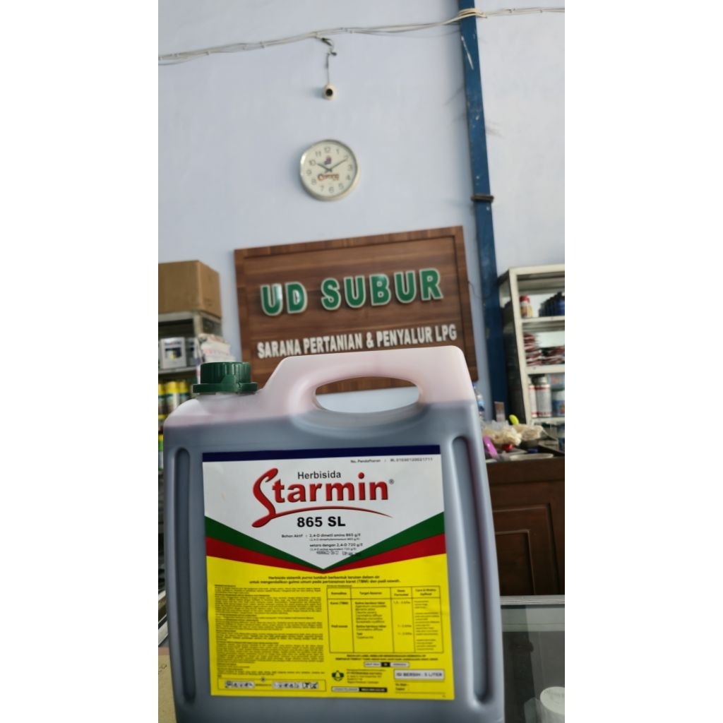 Herbisida STARMIN 865 SL (Berat bersih: 5 Liter)