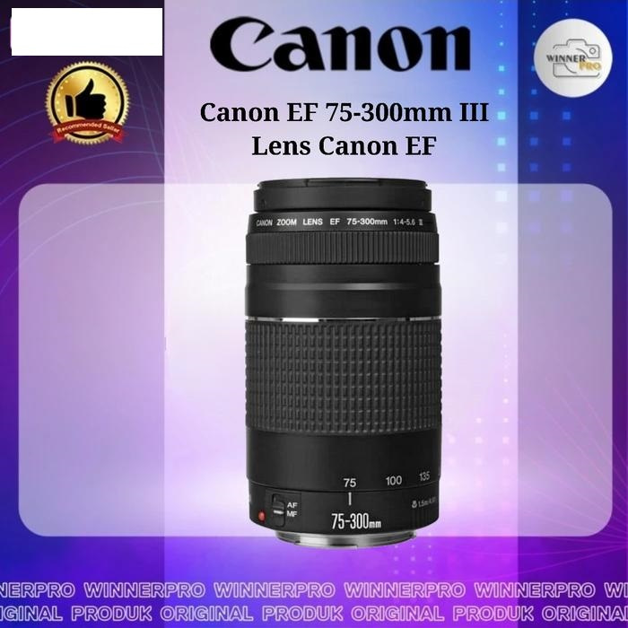 Lensa Canon Ef 75-300mm III