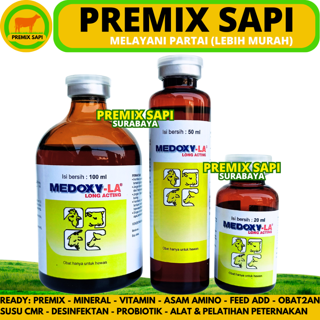 MEDOXY LA 100ML MEDOXY LA 50ML MEDOXY LA 20ML MEDION