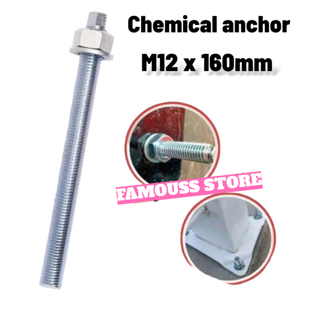 Dynabolt Baut Chemical Anchor 12x160mm grade 8.8