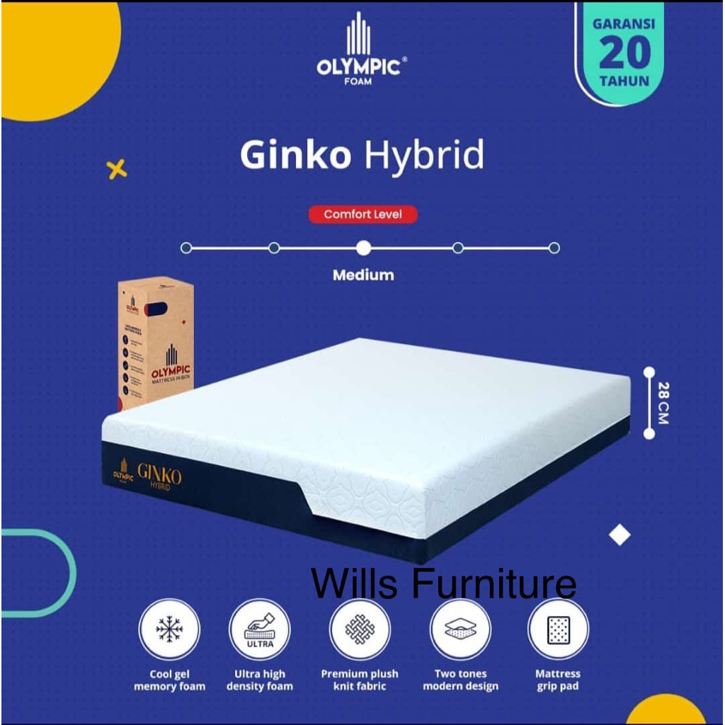 olympic matras in the box kasur box ginko olympic bed