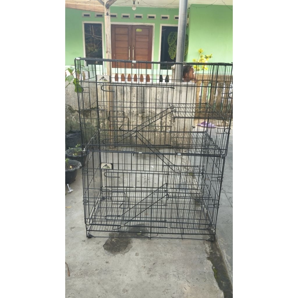 Kandang Kucing 3 Tingkat Jumbo