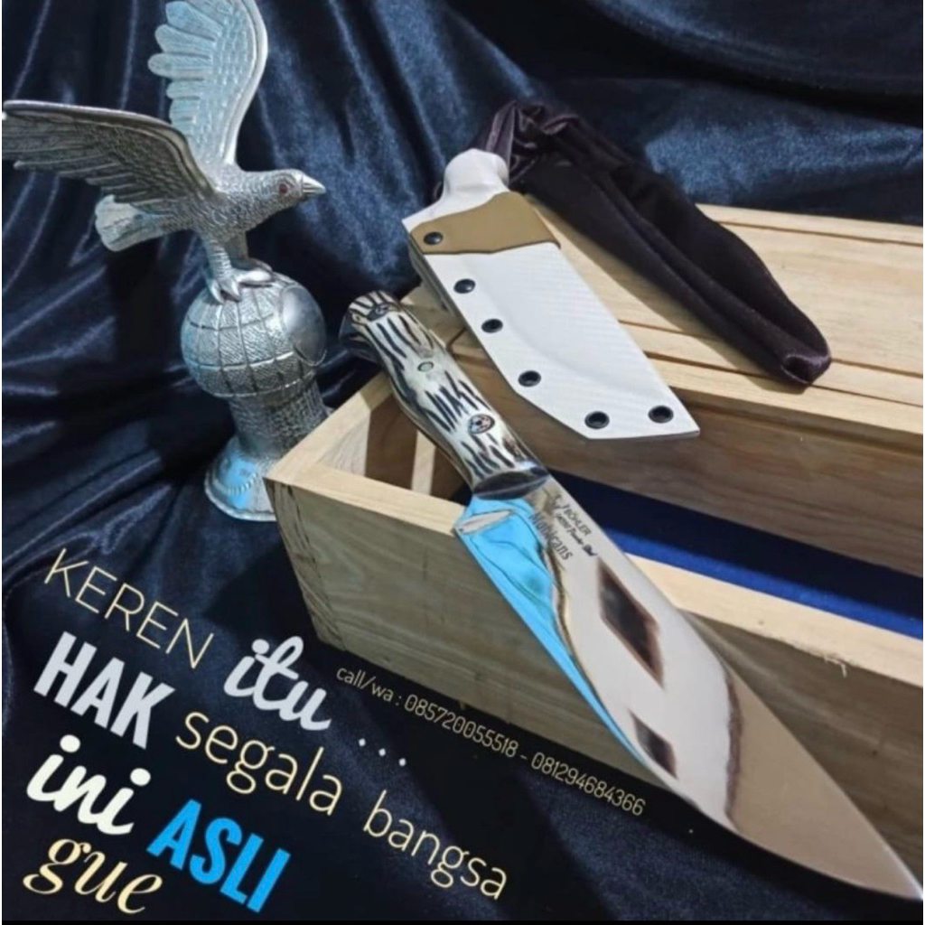 SKINNER TACTICAL SUPER PREMIUM BOHLER M-390 GERMANY TAHAN KARAT