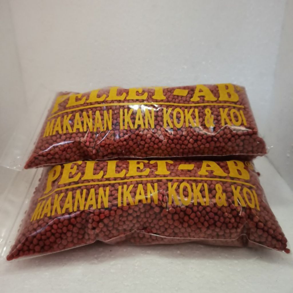 PELET-AB/MAKANAN IKAN KOKI & KOI 2mm dan 5mm
