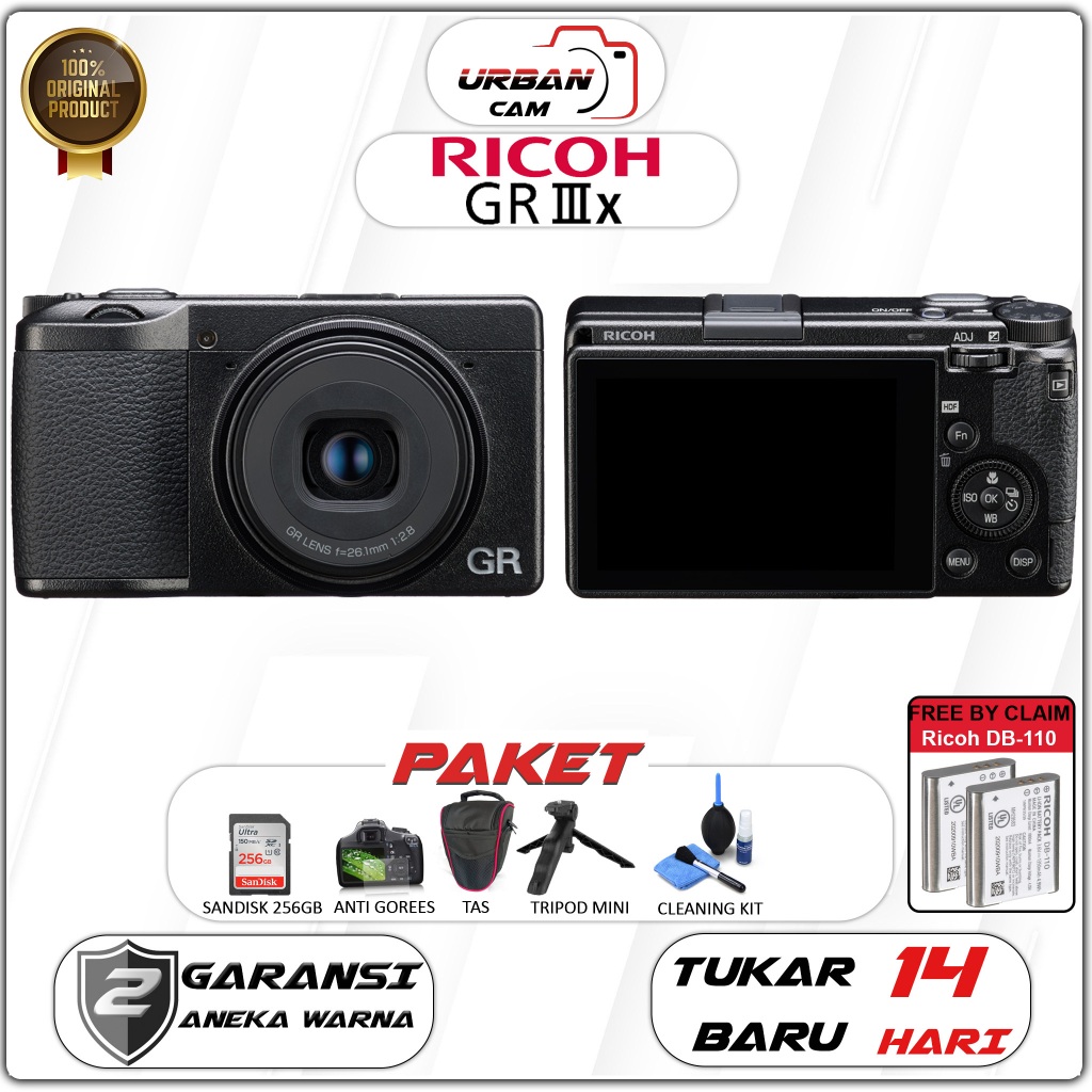 Ricoh GR IIIx Digital Camera / Ricoh GR III x / RICOH GRIII X / RICOH GRIIIX