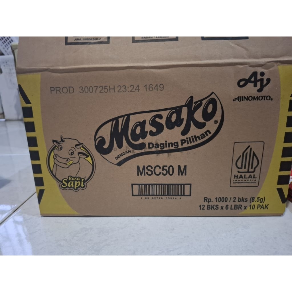 1DUS MASAKO AYAM SAPI 60 RENCENG BISA MIX