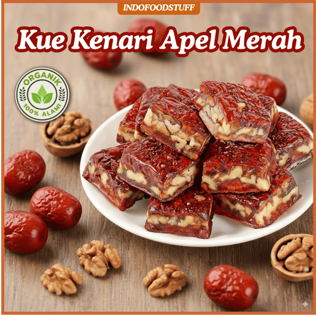 

Kue Nutrisi Kenari Apel Merah INDOFOODSTUFF Tanpa Gula, Memberi Energi, Pengganti Makan, Dukung Diet
