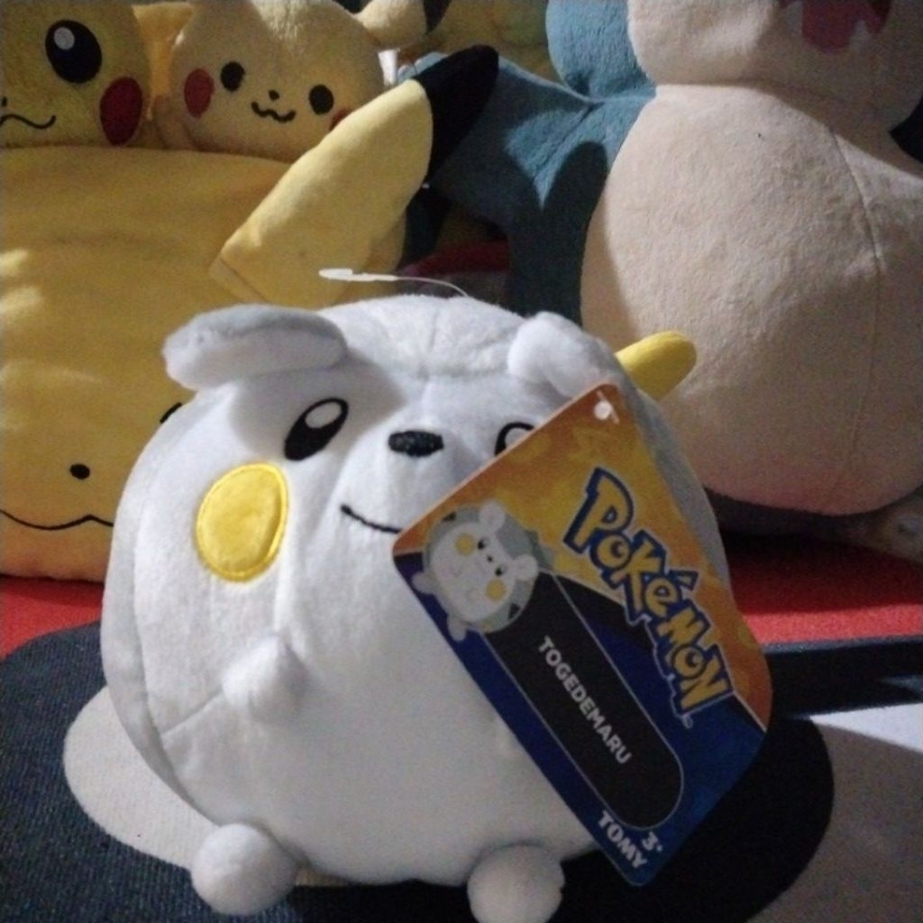 Boneka pokemon TOGEDEMARU Newtag label TOMY POKEMON