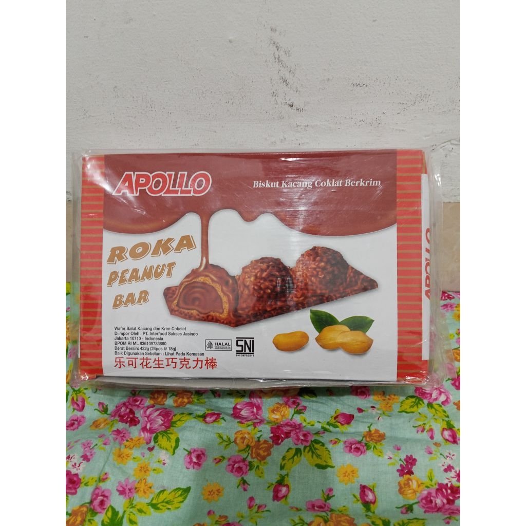 

Apollo Roka Peanut Bar isi 24