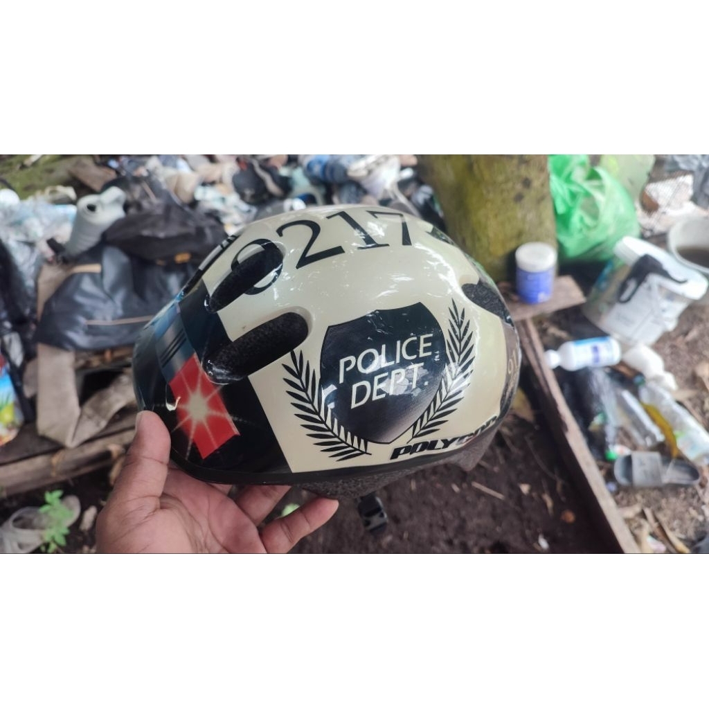 Helm sepeda anak Polygon second