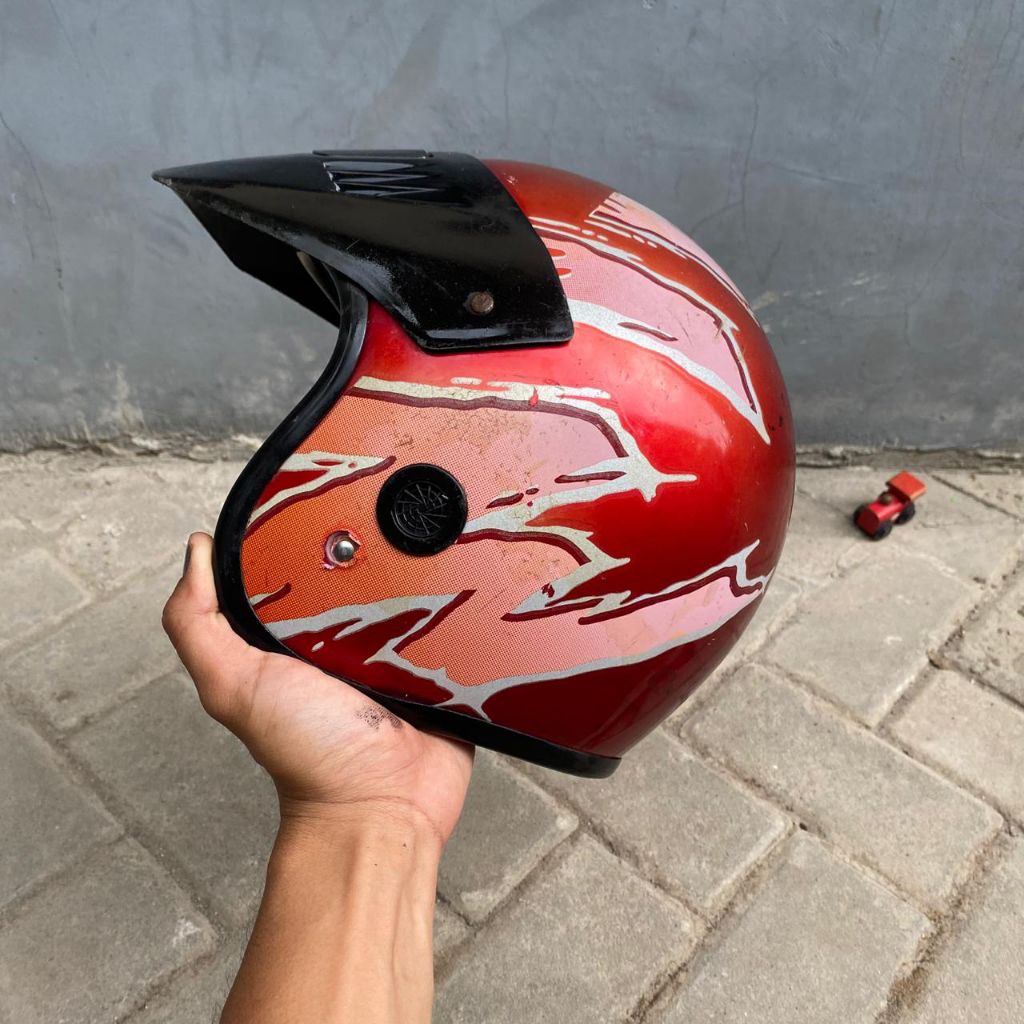 helm suzuki ts helm suzuki lawas helm suzuki jadul original