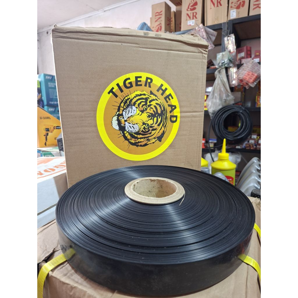 Selang Drip 3/4 Inch Tiger Head (1 Roll) Tebal 100 Micron / 0,1 mm, Lebar 4,2 Cm