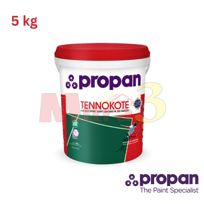 Cat Lapangan Basket, Tennis, dll Waterbased TENNOKOTE Propan 5 KG