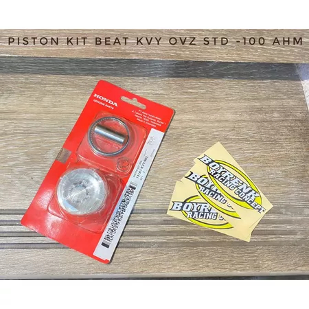 PISTON KIT SEHER SEKER BEAT KARBU KVY ORIGINAL AHM HONDA - BOYRENK RACING