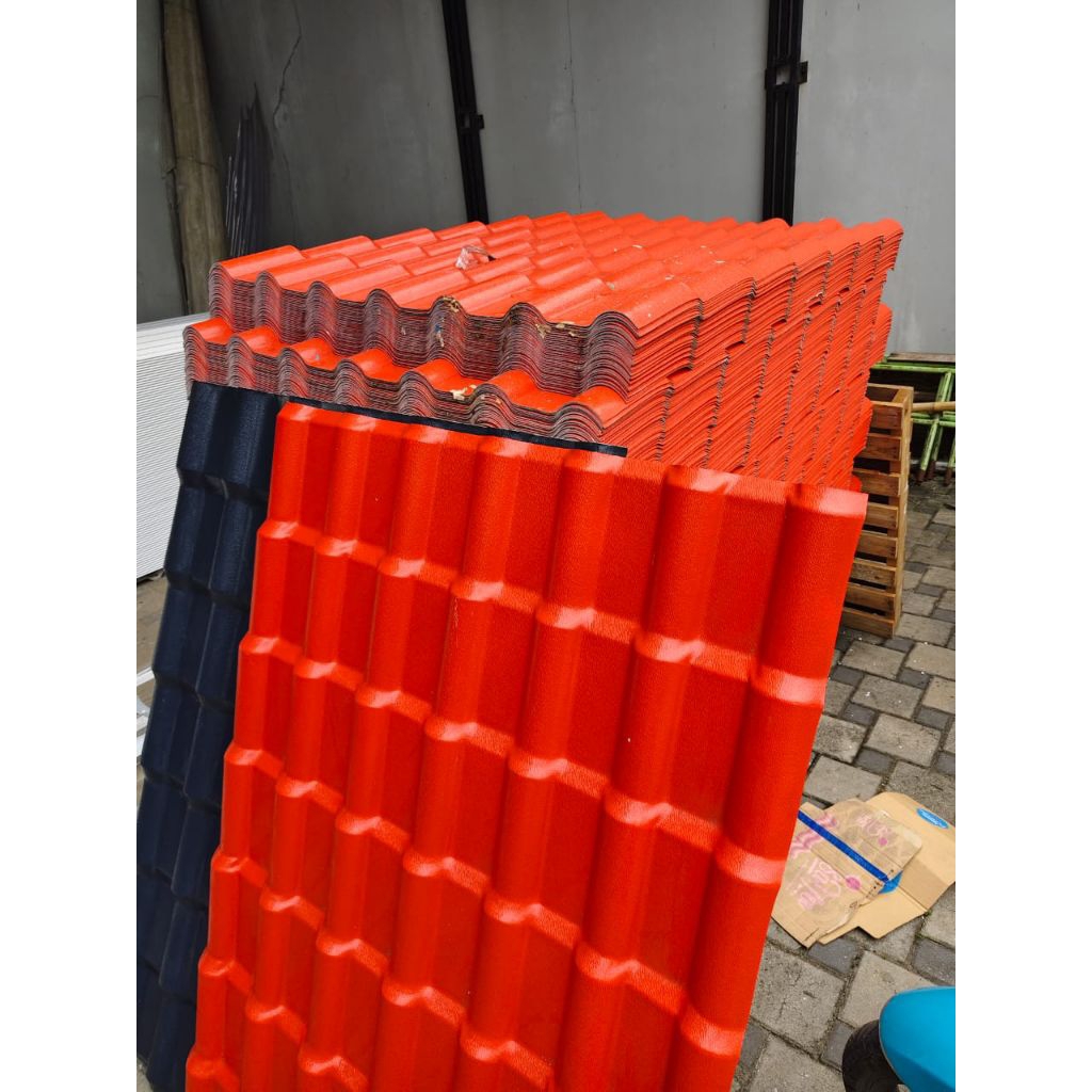 Atap Genteng UPVC INSUROFF/ Genteng PVC