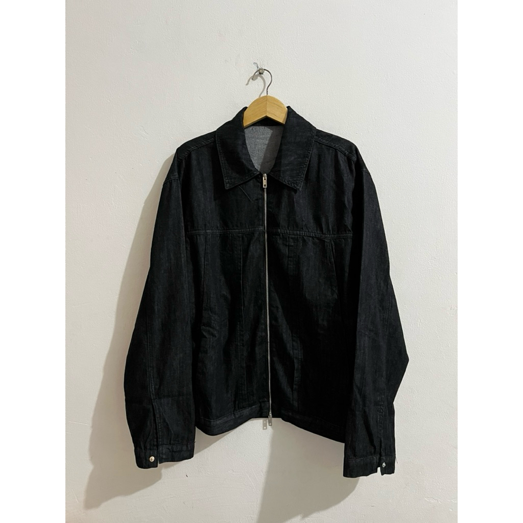 LAFUDGE DENIM WORK JAKET DOUBLE ZPPERI