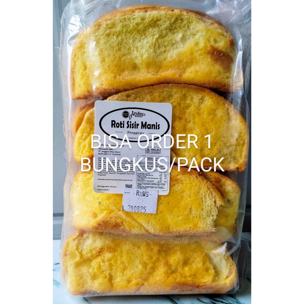 

ROTI SISIR JORDAN PINGGIRAN ( ISI 20 SLICE )