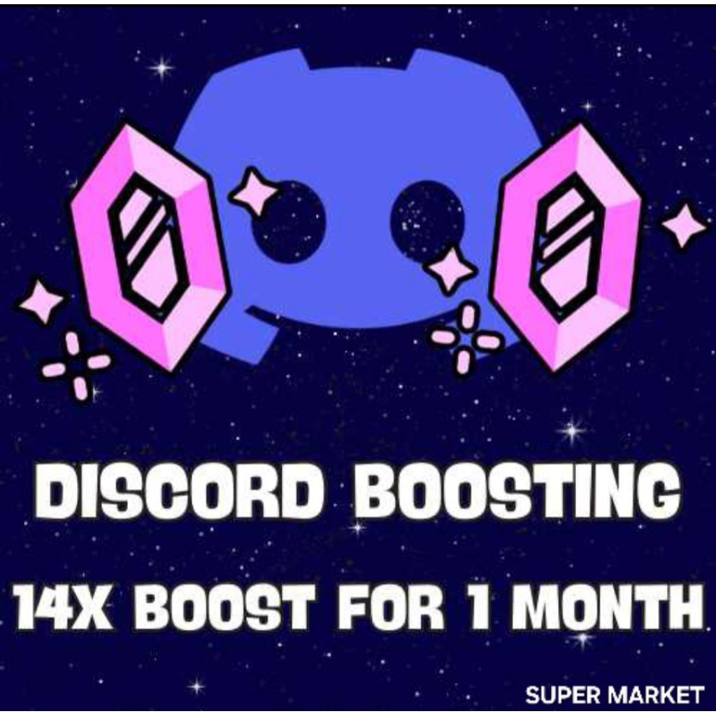 SERVER BOOST DISCORD 14X 1BULAN