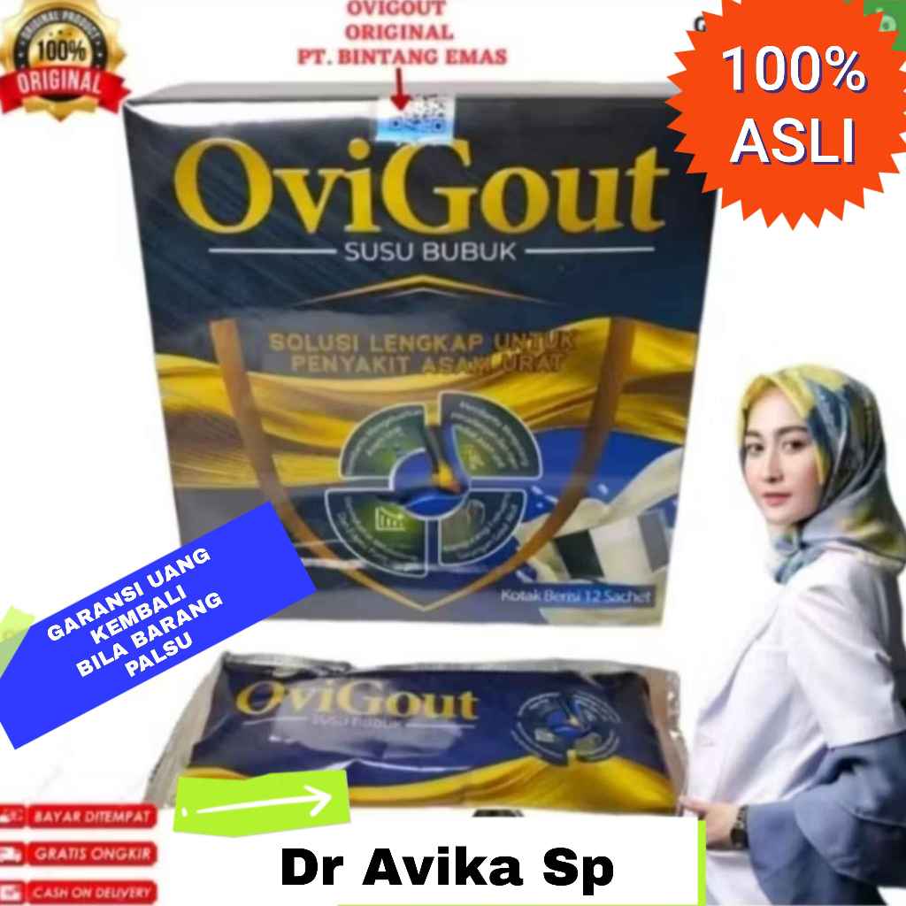 

100% ASLI AMPUH OVIGOUT MILK SUSU OBAT ASAM URAT KOLESTROL DARAH TINGGI NYERI PADAH TULANG DAN SENDI