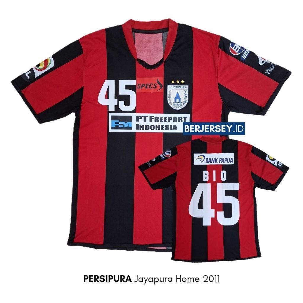 Jersey Persipura Jayapura Home 2011 Bio Paulin