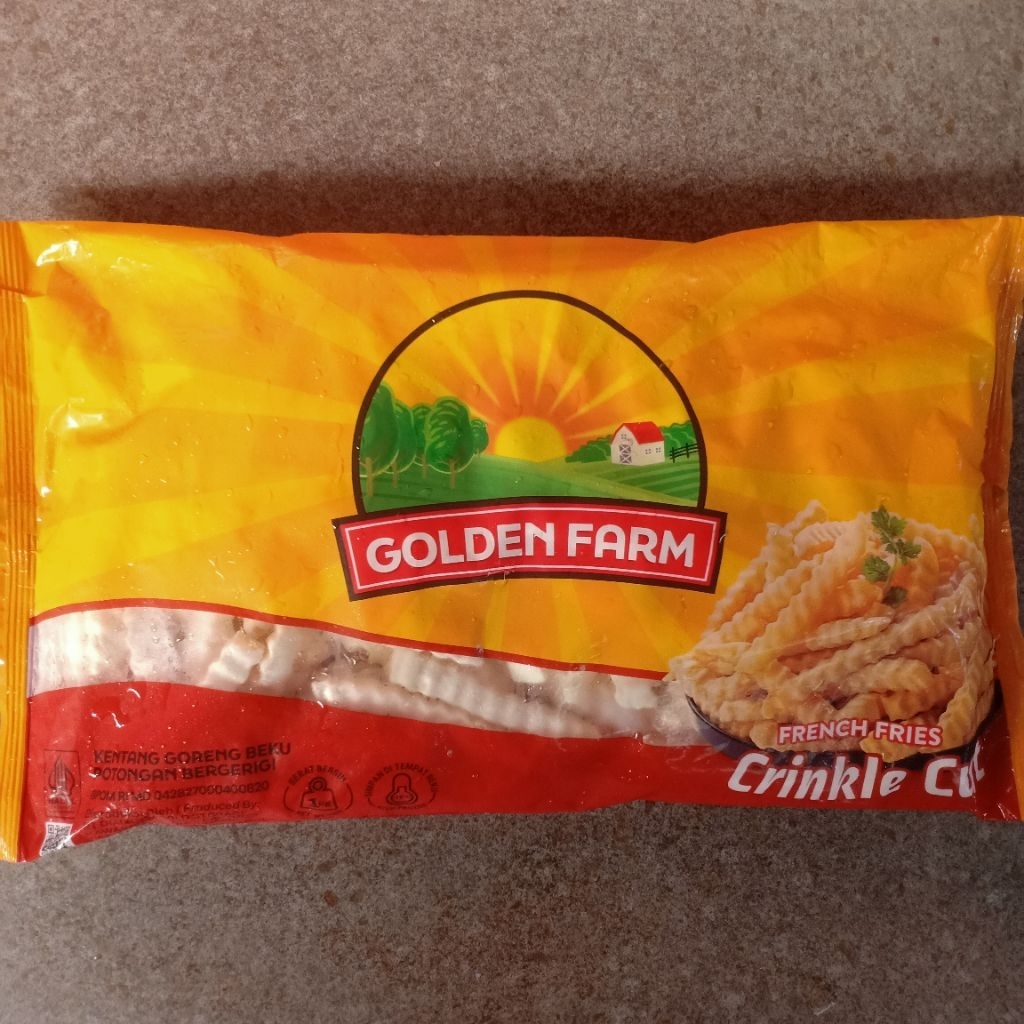 

Golden Farm Crincle 1 kg (Kentang crincle)1000 gram