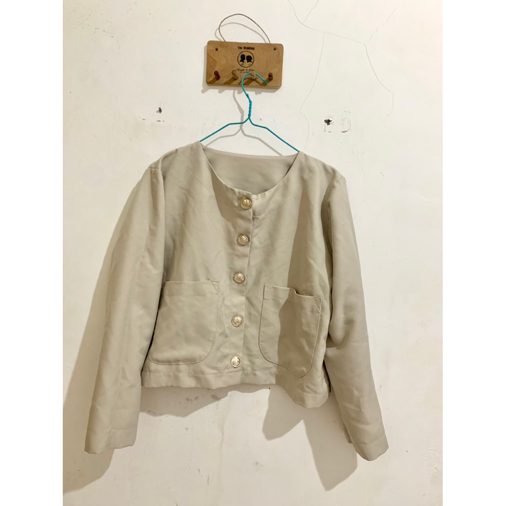 preloved blazer crop