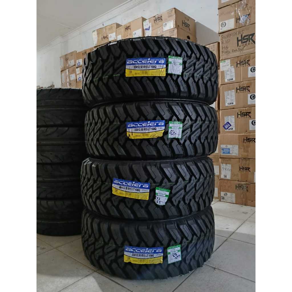 Ban mobil 33 12.5 ring 15 Accelera MT-01| Ban mobil offroad ring 15 tubles