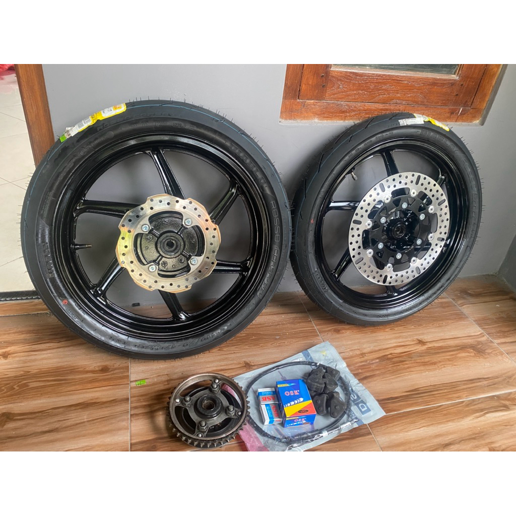 velg cb150r pnp ninja r ss rr ssr ban pirelli diablo